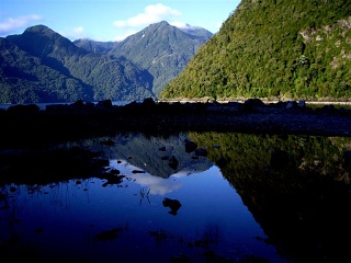 Caleta Gonzalo - Fjord Spiegeling